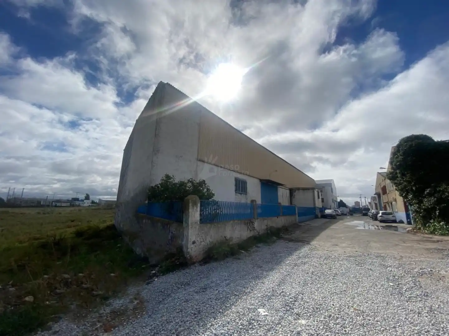 Vista exterior de Nave industrial en venta en Pinto