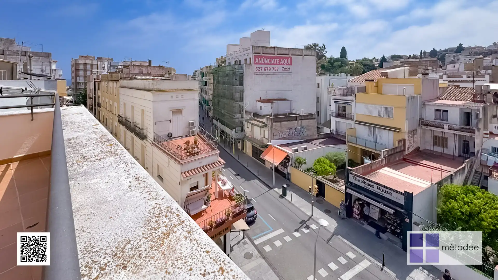 Vista exterior de Ático de alquiler en Blanes con Aire acondicionado, Calefacción y Terraza