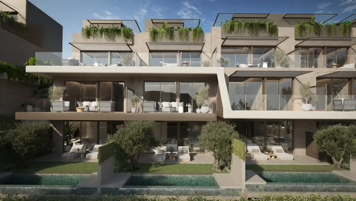 Exterior view of Detached homes for sale in Marbella  with Private garden, Terrace and Swimming Pool