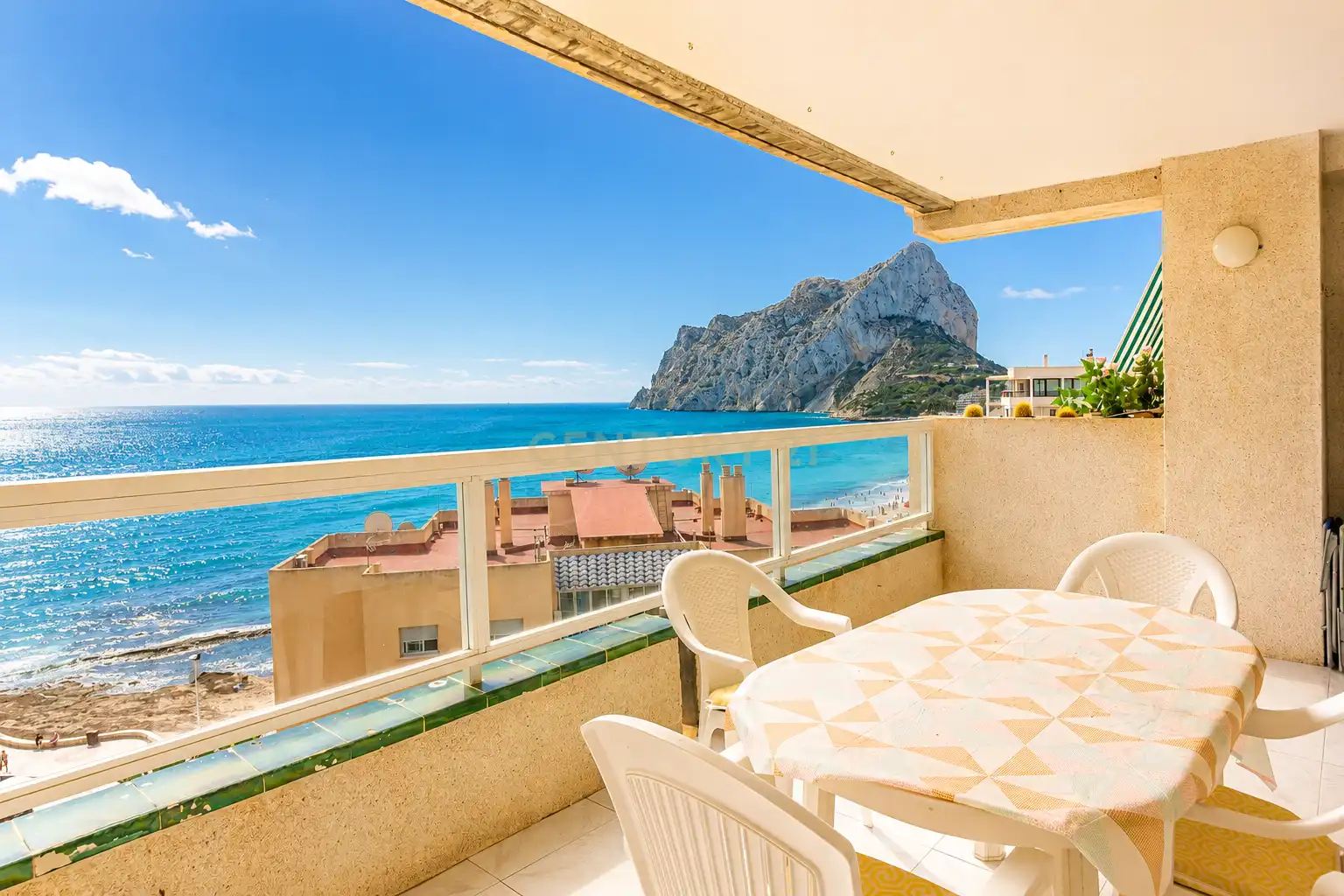Terraza de Apartamento de alquiler en Calpe / Calp