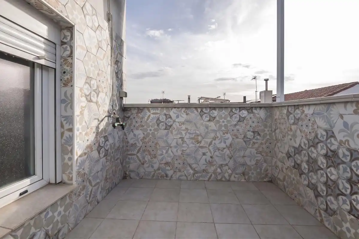 Terrassa de Casa adosada en venda en Alcalá de Henares amb Calefacció, Terrassa i Balcó
