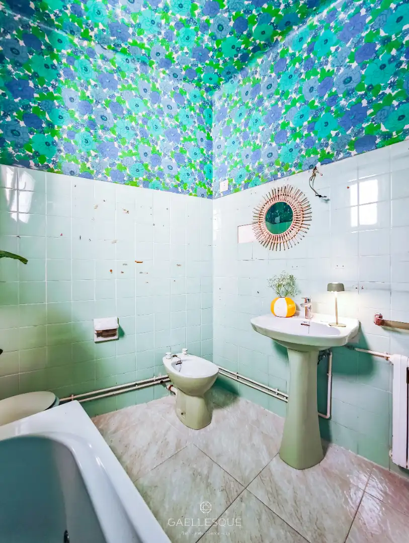 Baño de Ático en venta en Barcelona con Calefacción, Parquet y Terraza