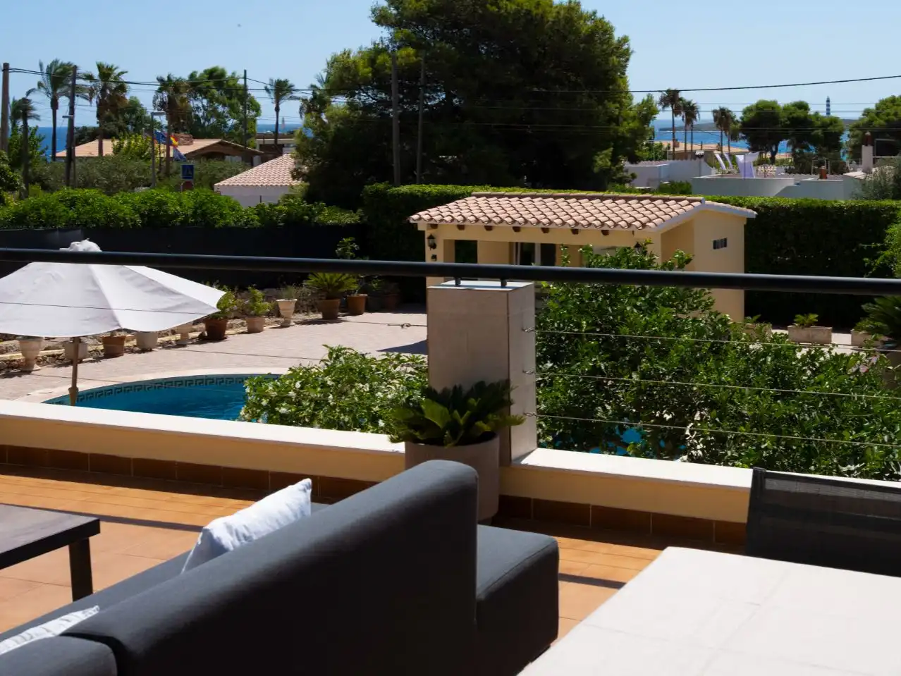 Terraza de Casa o chalet en venta en Sant Lluís con Aire acondicionado, Terraza y Piscina