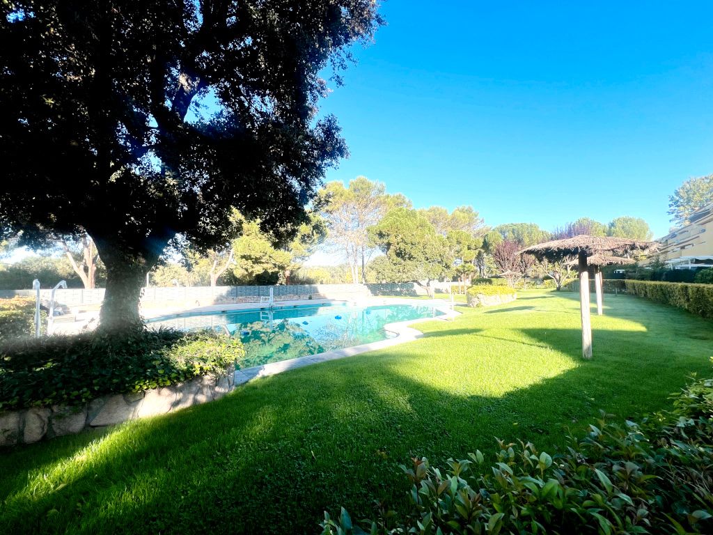 Swimming pool of Single-family semi-detached for sale in Villaviciosa de Odón  with Air Conditioner, Heating and Private garden