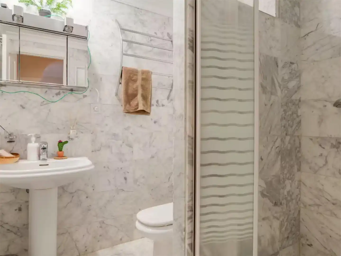 Bathroom of Flat for rent in Mijas  with Air Conditioner, Swimming Pool and Balcony