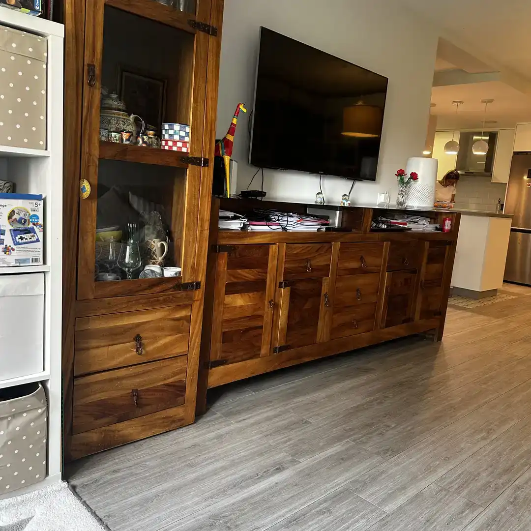 Sala d'estar de Pis en venda en L'Hospitalet de Llobregat amb Aire condicionat