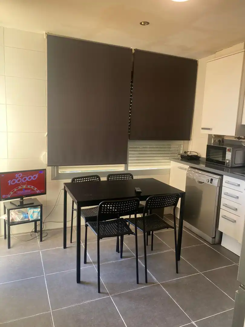 Dining room of Flat for sale in Mislata  with Air Conditioner, Private garden and Parquet flooring