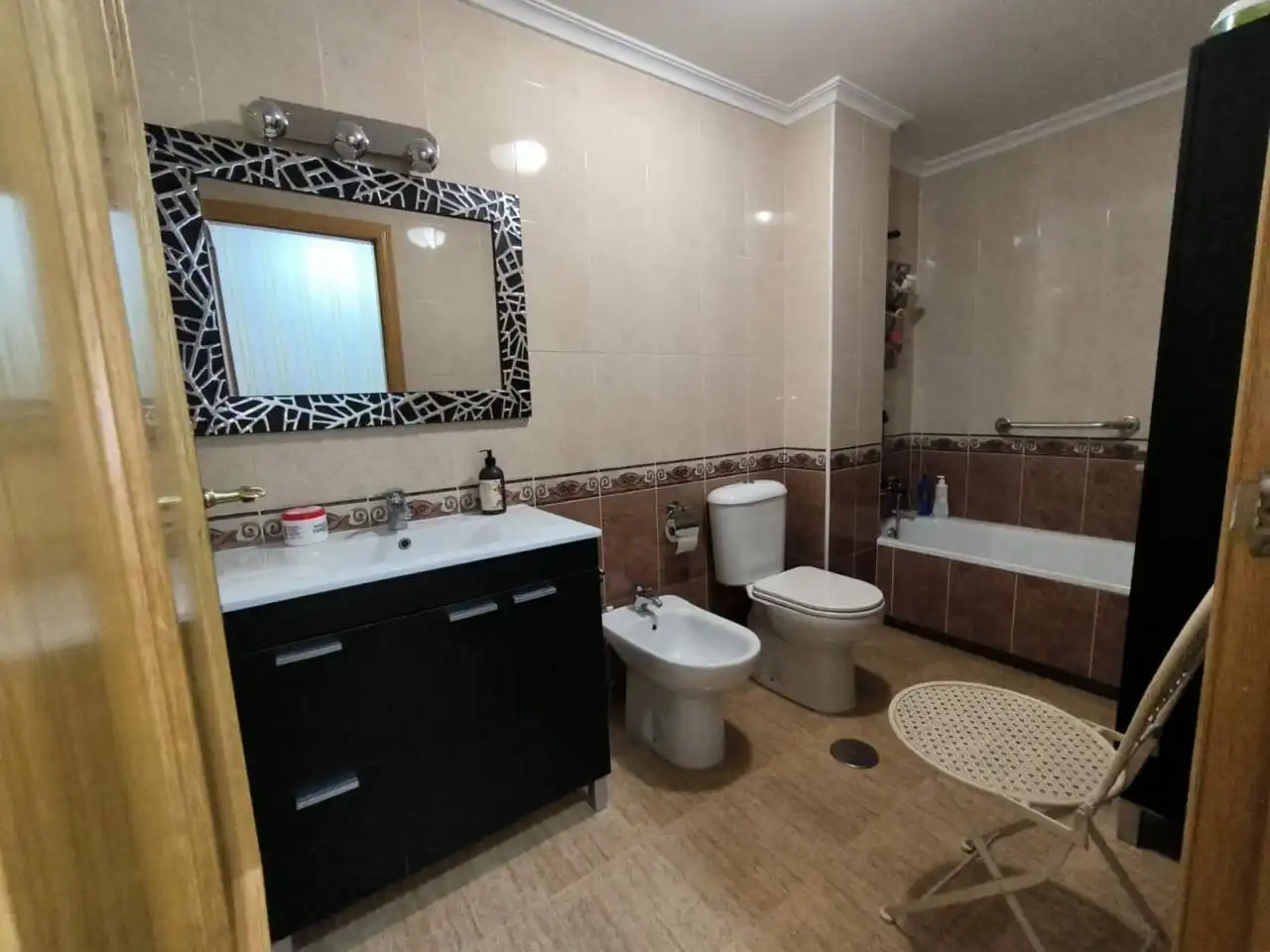 Baño de Piso de alquiler en Albacete con Aire acondicionado, Calefacción y Balcón
