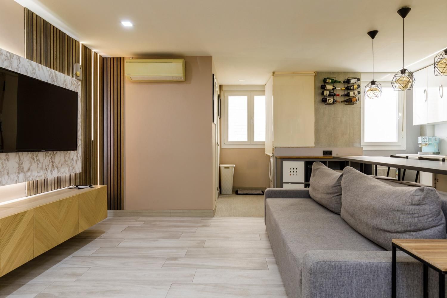 Living room of Flat for sale in  Zaragoza Capital  with Air Conditioner and Heating