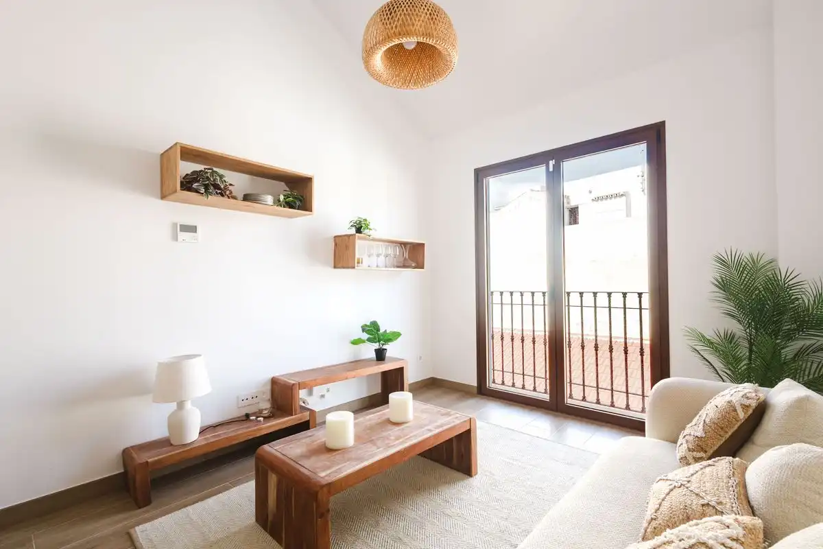 Wohnzimmer von Maisonette zum Verkauf in Málaga mit Klimaanlage, Heizung und Terrasse