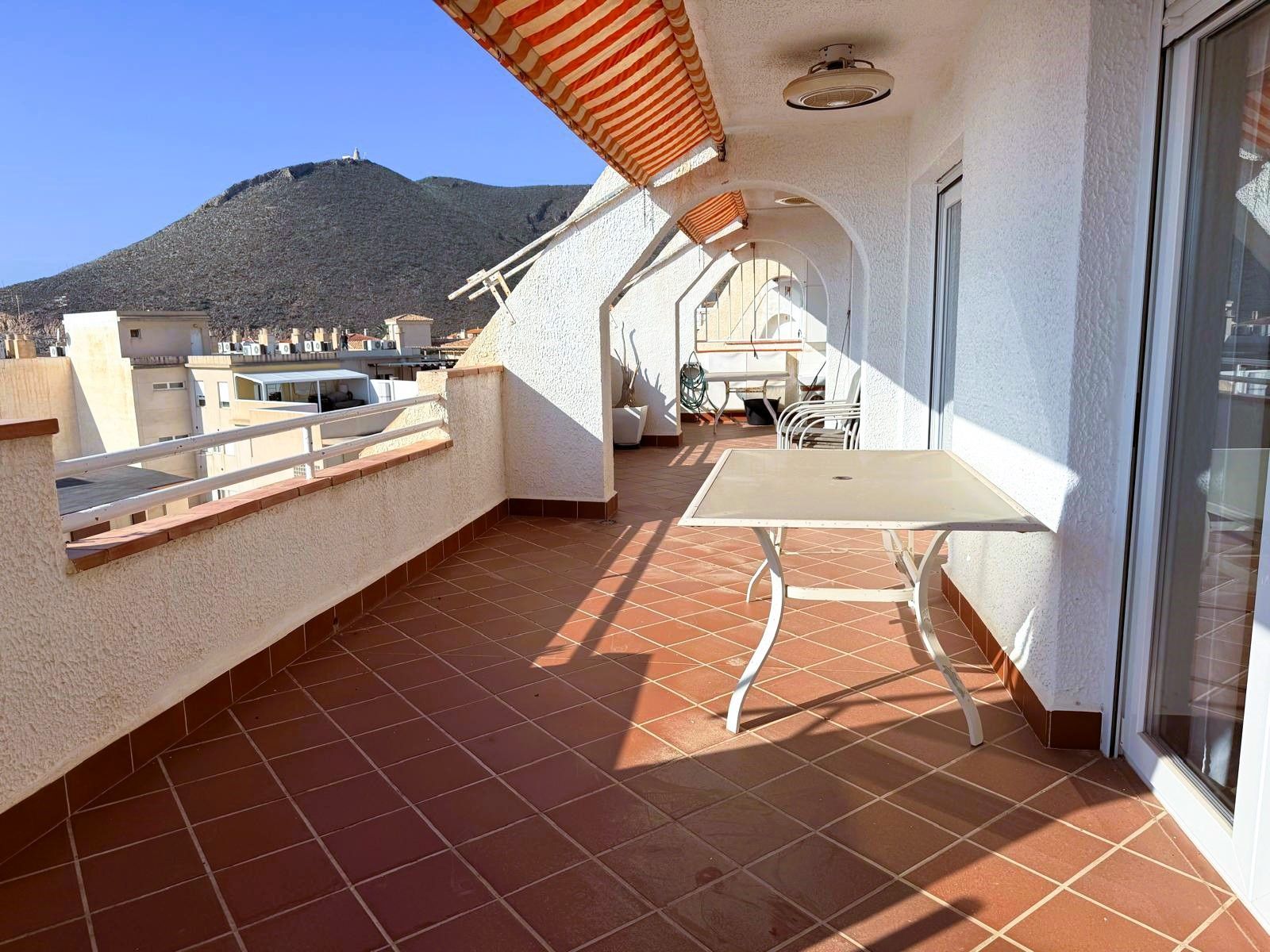 Terrasse von Wohnung zum verkauf in Gualchos mit Klimaanlage, Terrasse und Abstellraum