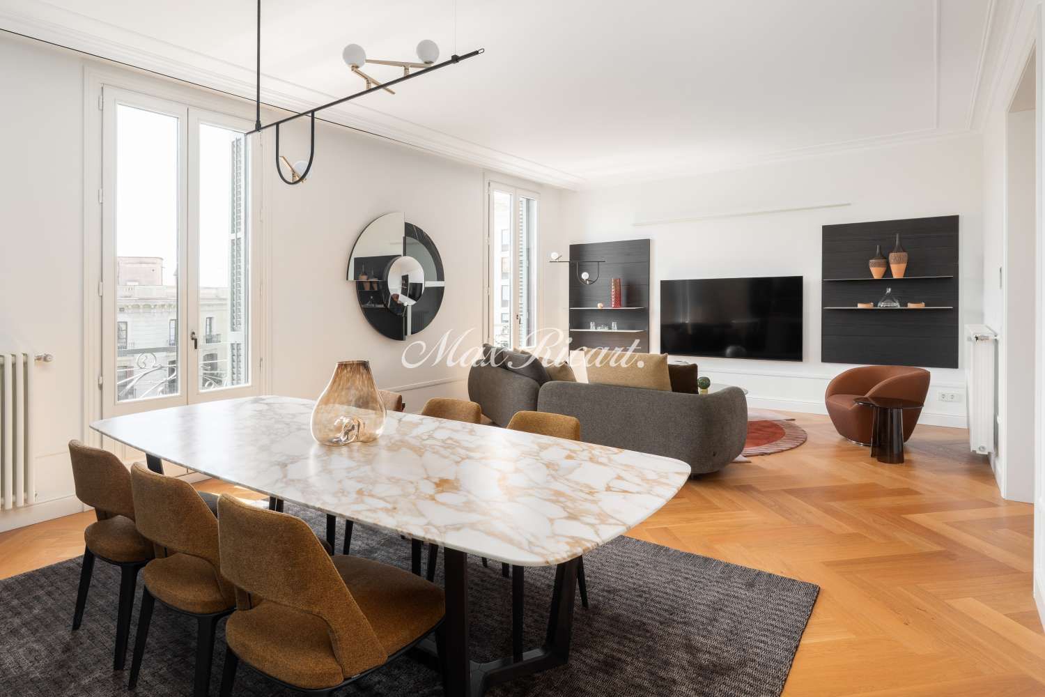 Living room of Flat for sale in  Barcelona Capital  with Air Conditioner, Heating and Swimming Pool