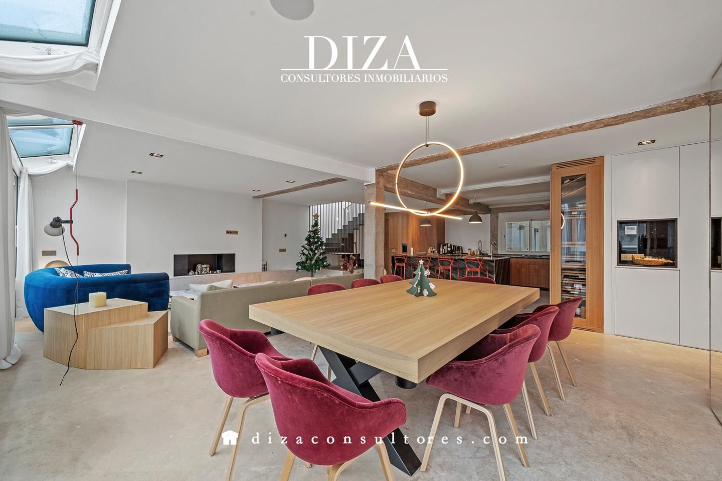 Menjador de Àtic en venda en  Madrid Capital amb Aire condicionat, Terrassa i Traster