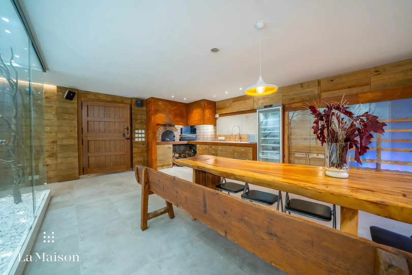 Cocina de Casa o chalet en venta en Caldes d'Estrac con Aire acondicionado, Calefacción y Jardín privado