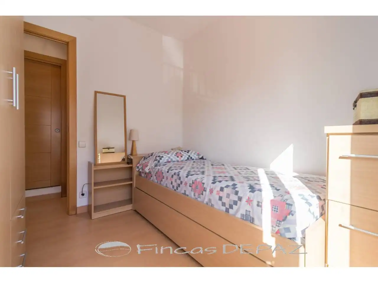 Bedroom of Flat for sale in Castelldefels  with Air Conditioner, Heating and Parquet flooring