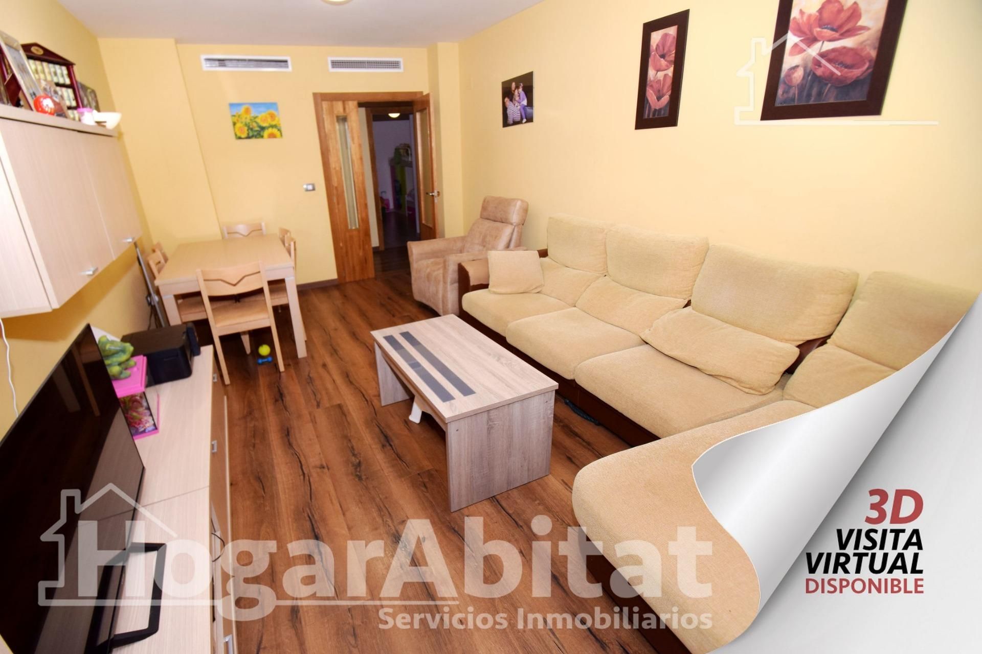 Sala de estar de Piso en venta en Vila-real con Aire acondicionado, Calefacción y Trastero