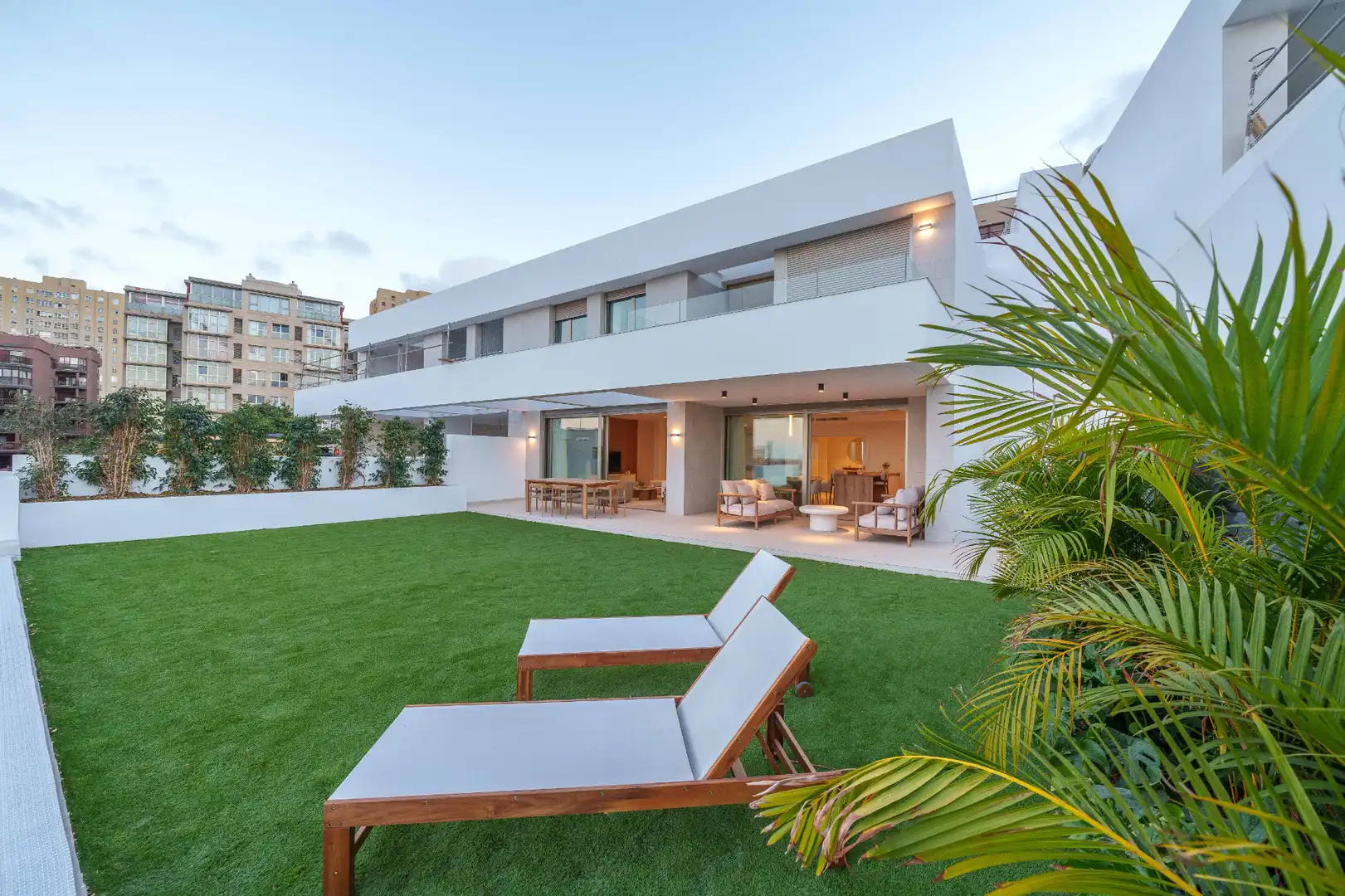 Terrassa de Casa adosada en venda en Las Palmas de Gran Canaria amb Aire condicionat, Jardí privat i Terrassa