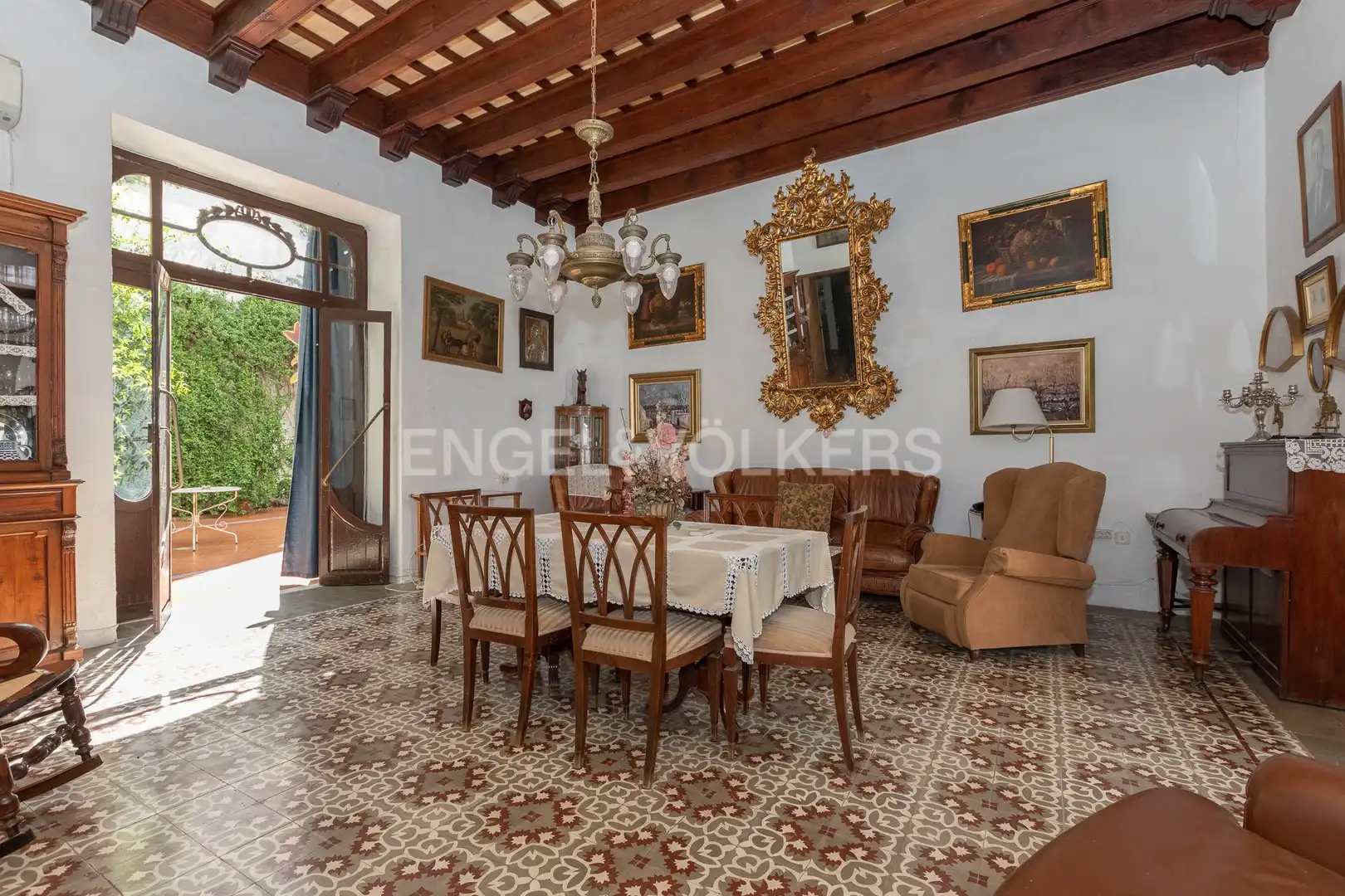 Dining room of Houses for sale in Écija  with Air Conditioner, Heating and Private garden