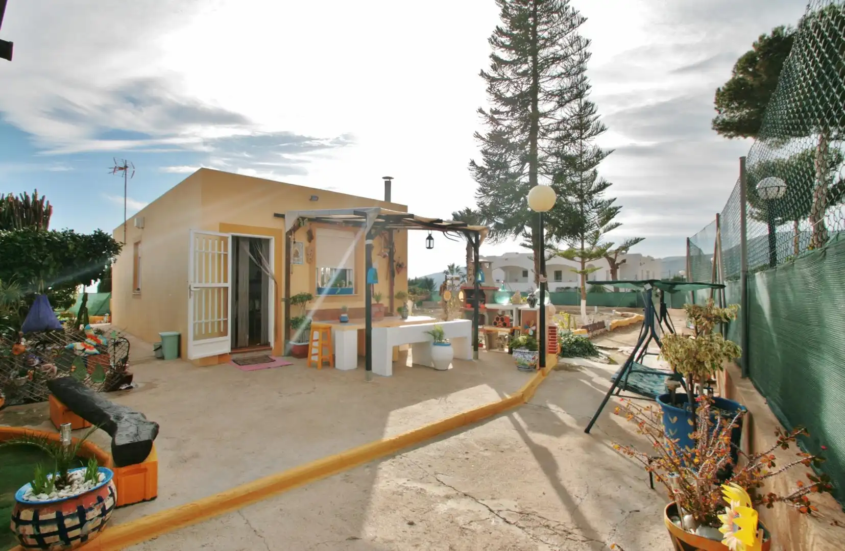 Exterior view of Houses for sale in Níjar  with Air Conditioner, Private garden and Terrace
