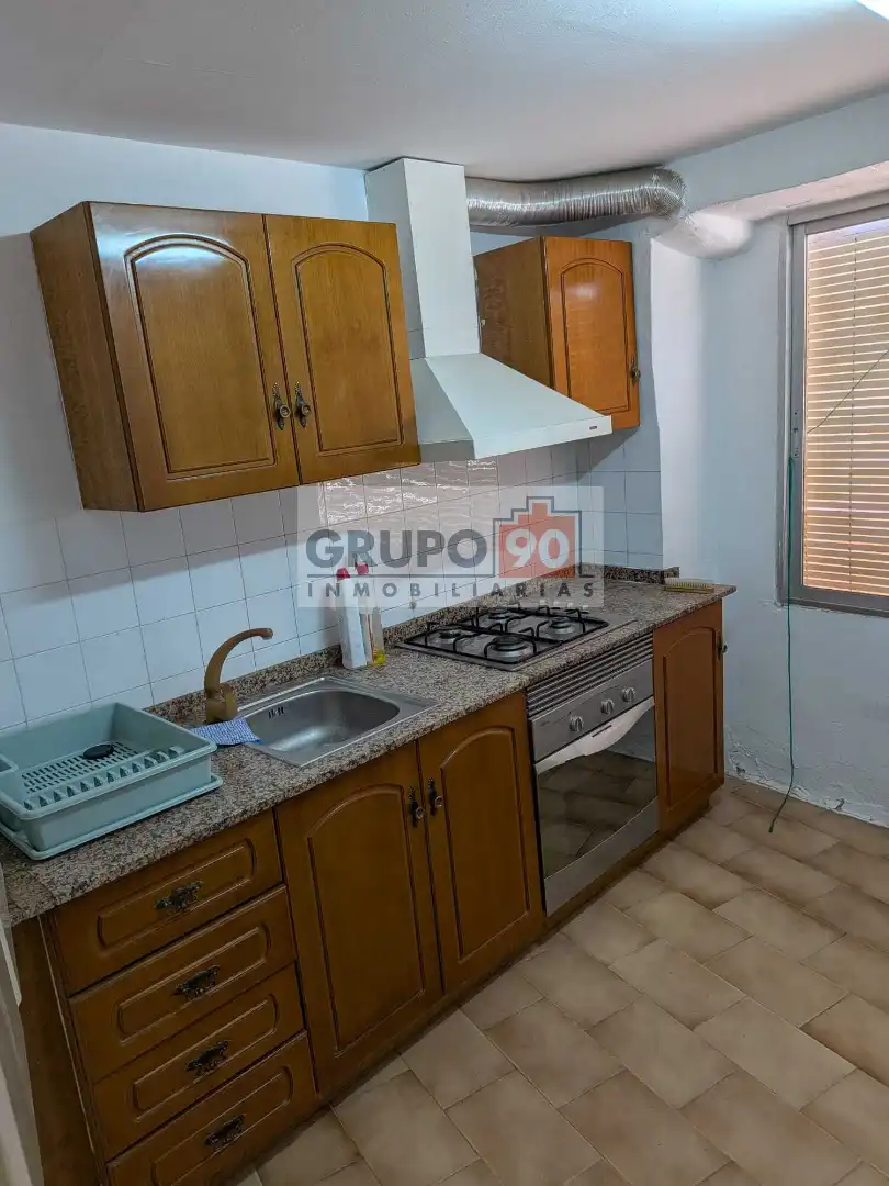 Cocina de Casa adosada en venta en Requena con Terraza