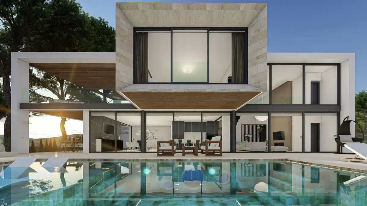 Exterior view of Houses for sale in Mijas  with Air Conditioner, Private garden and Terrace