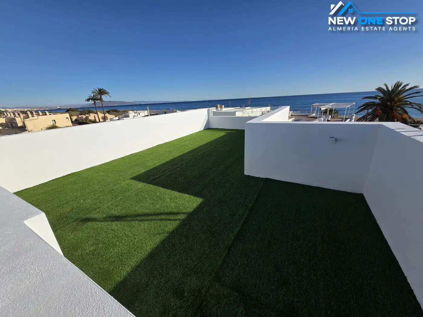Terrassa de Casa adosada en venda en Mojácar amb Jardí privat, Terrassa i Piscina