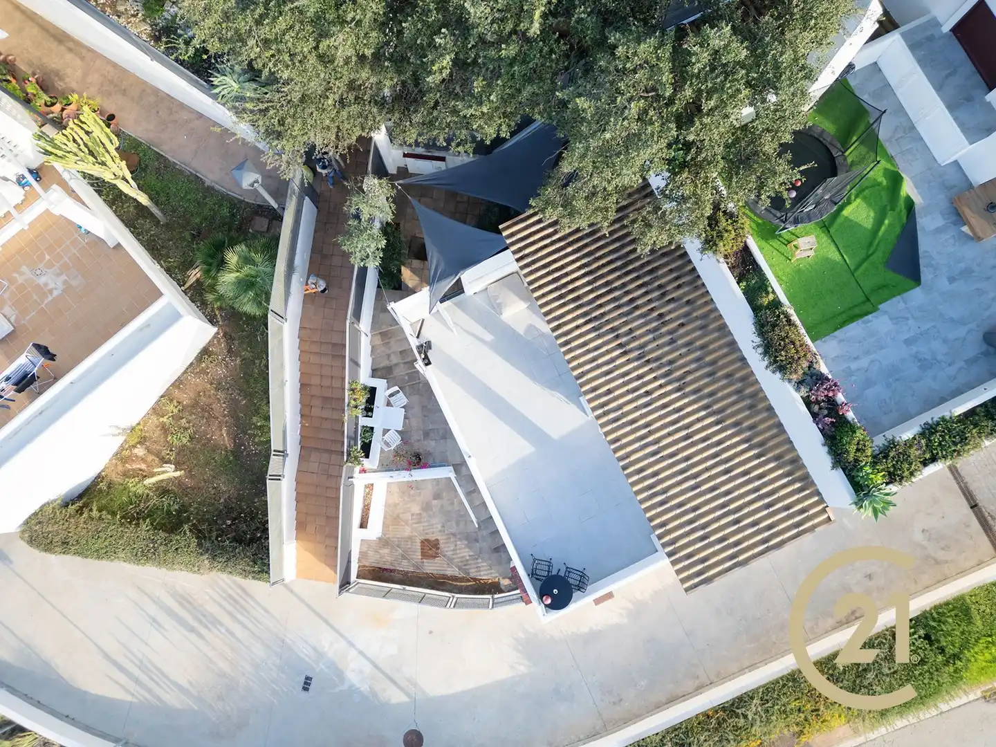 Terraza de Casa adosada en venta en Ojén con Aire acondicionado, Calefacción y Jardín privado