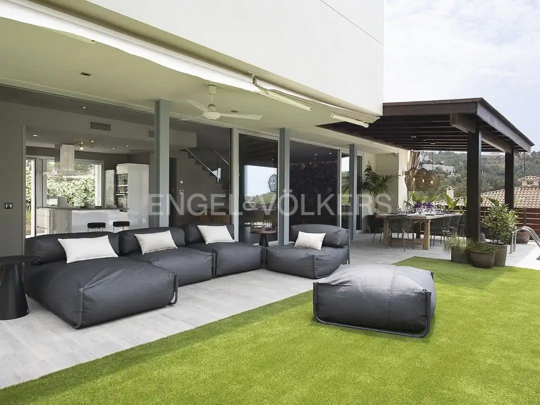 Terraza de Casa o chalet en venta en Sant Pere de Ribes con Aire acondicionado, Calefacción y Jardín privado