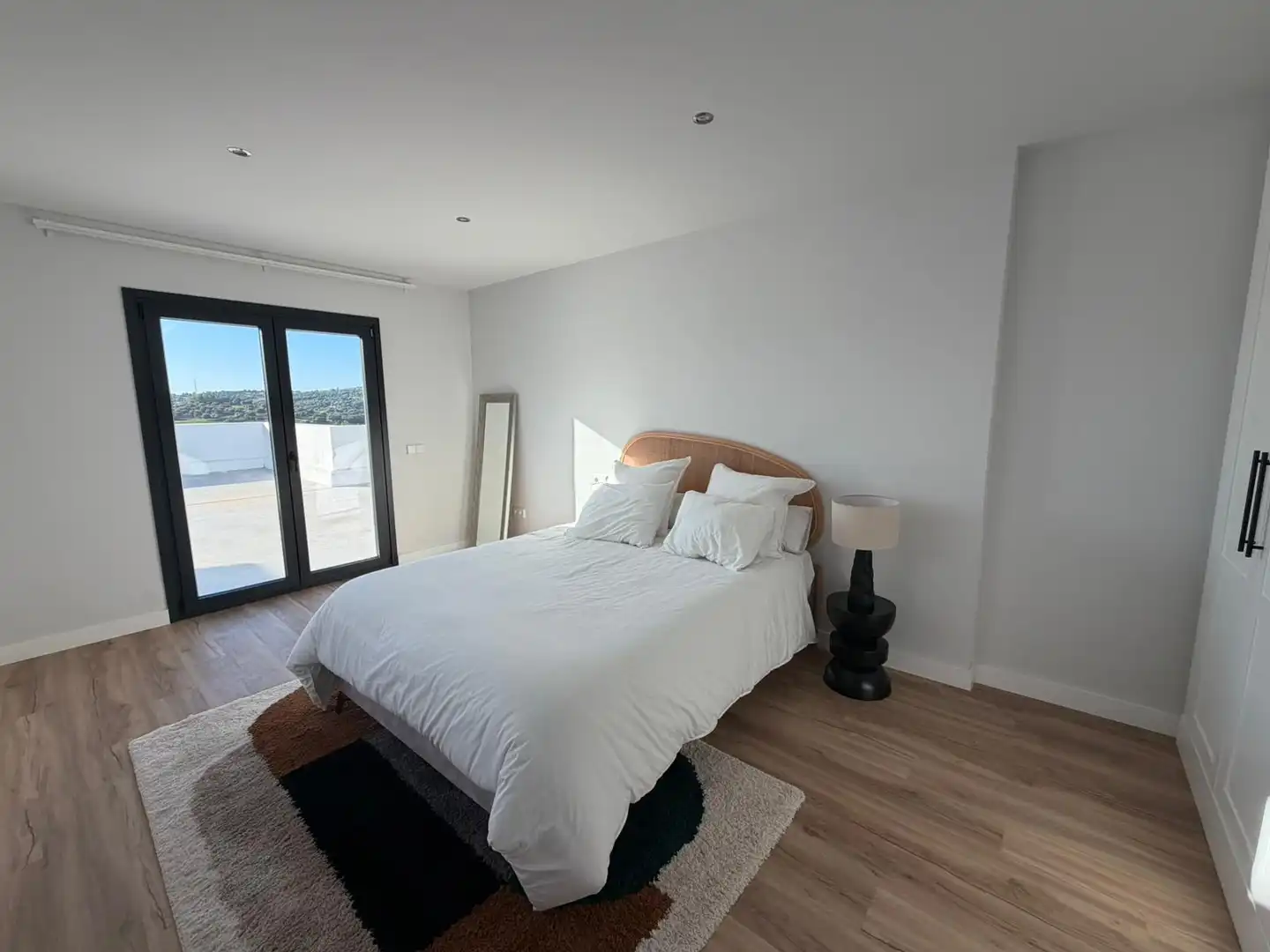 Schlafzimmer von Haus oder Chalet zur Miete in Sotogrande mit Klimaanlage, Privatgarten und Terrasse