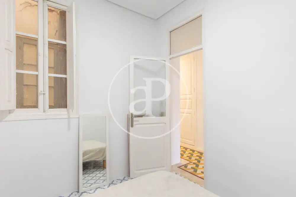 Bedroom of Flat for rent in Valencia  with Air Conditioner, Heating and Furnished