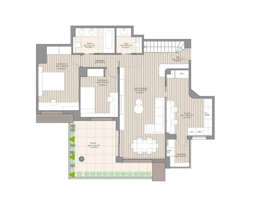 Penthouse mit Terrasse zum Verkauf in Calle Vereda Del Palacio, imagen 42