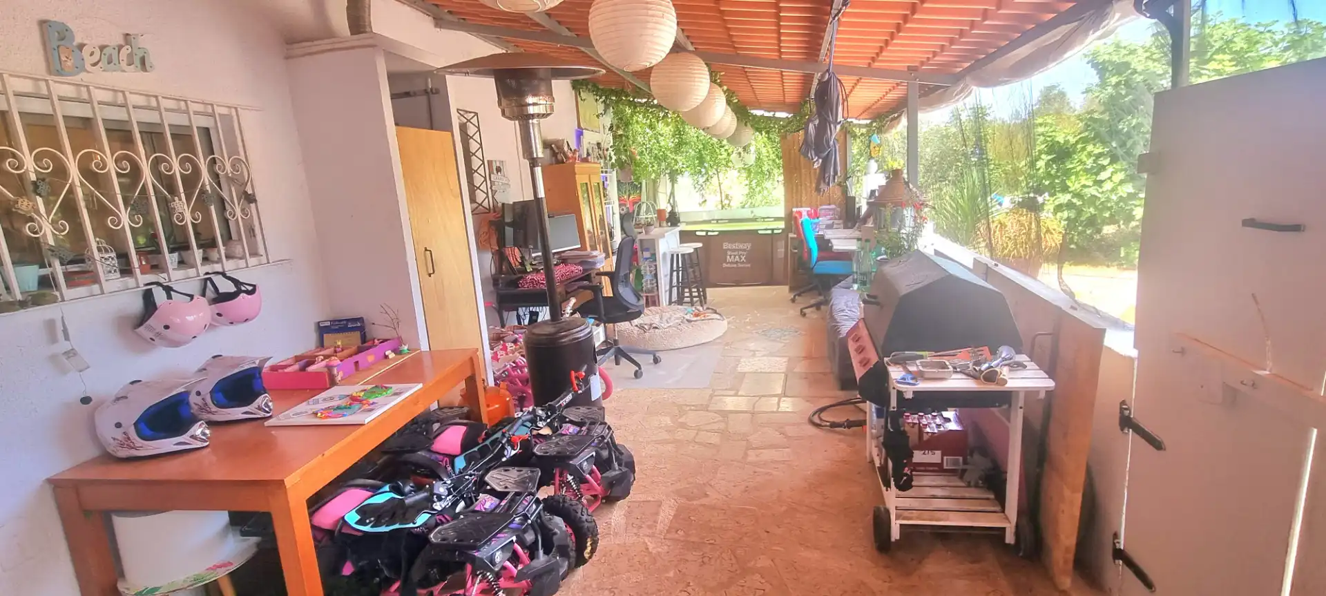 Terraza de Finca rústica en venta en Vinaròs con Aire acondicionado, Jardín privado y Terraza