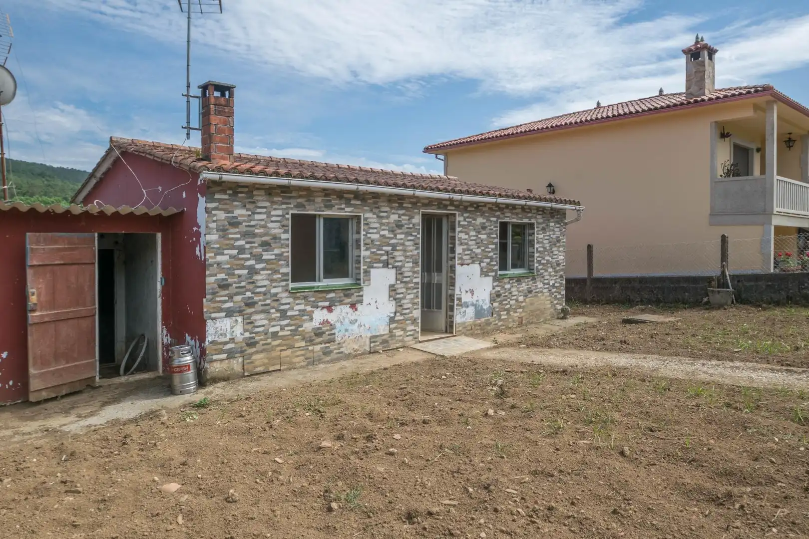 Vista exterior de Finca rústica en venta en Abegondo con Jardín privado y Trastero