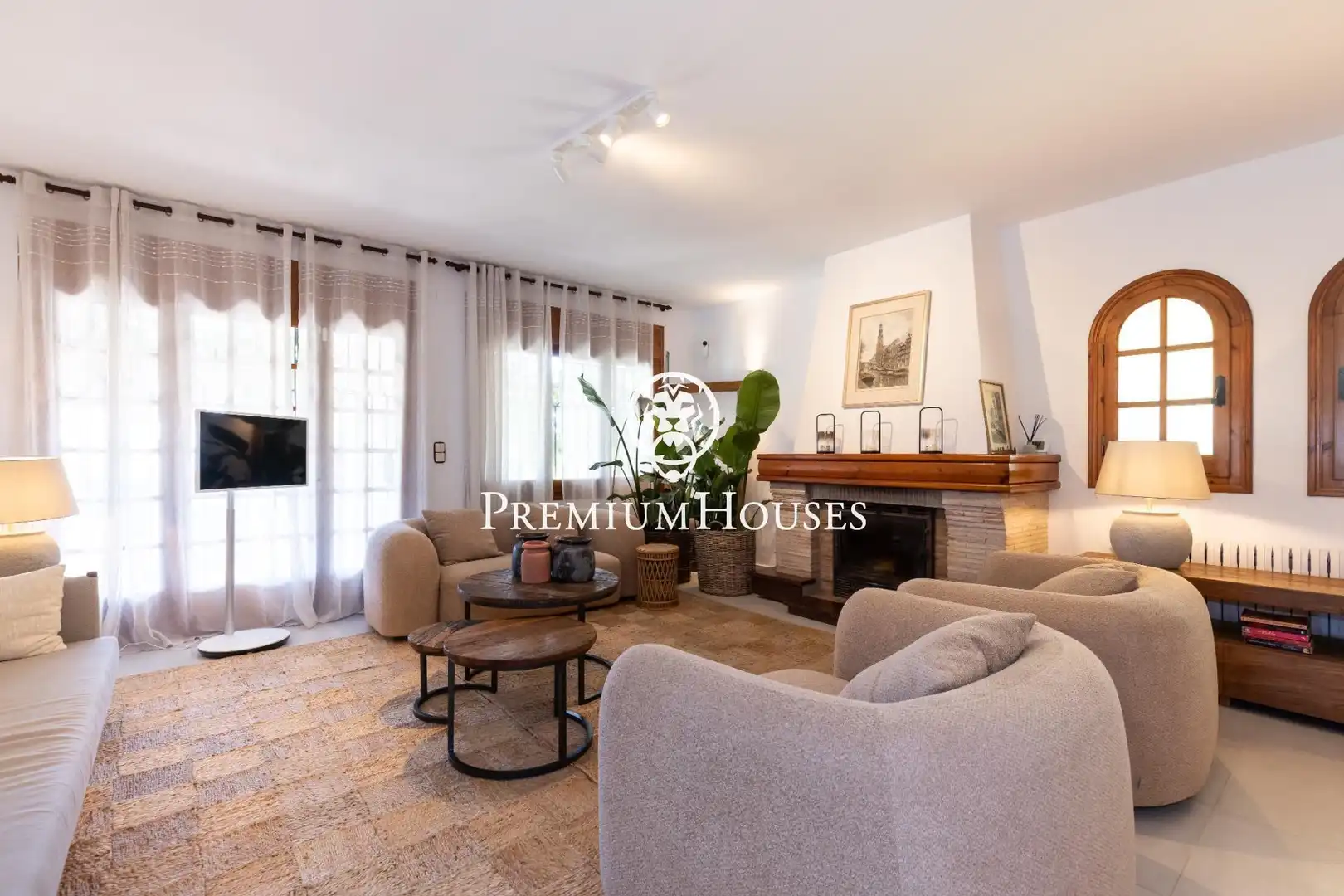 Sala de estar de Casa o chalet de alquiler en Cunit con Aire acondicionado, Calefacción y Jardín privado