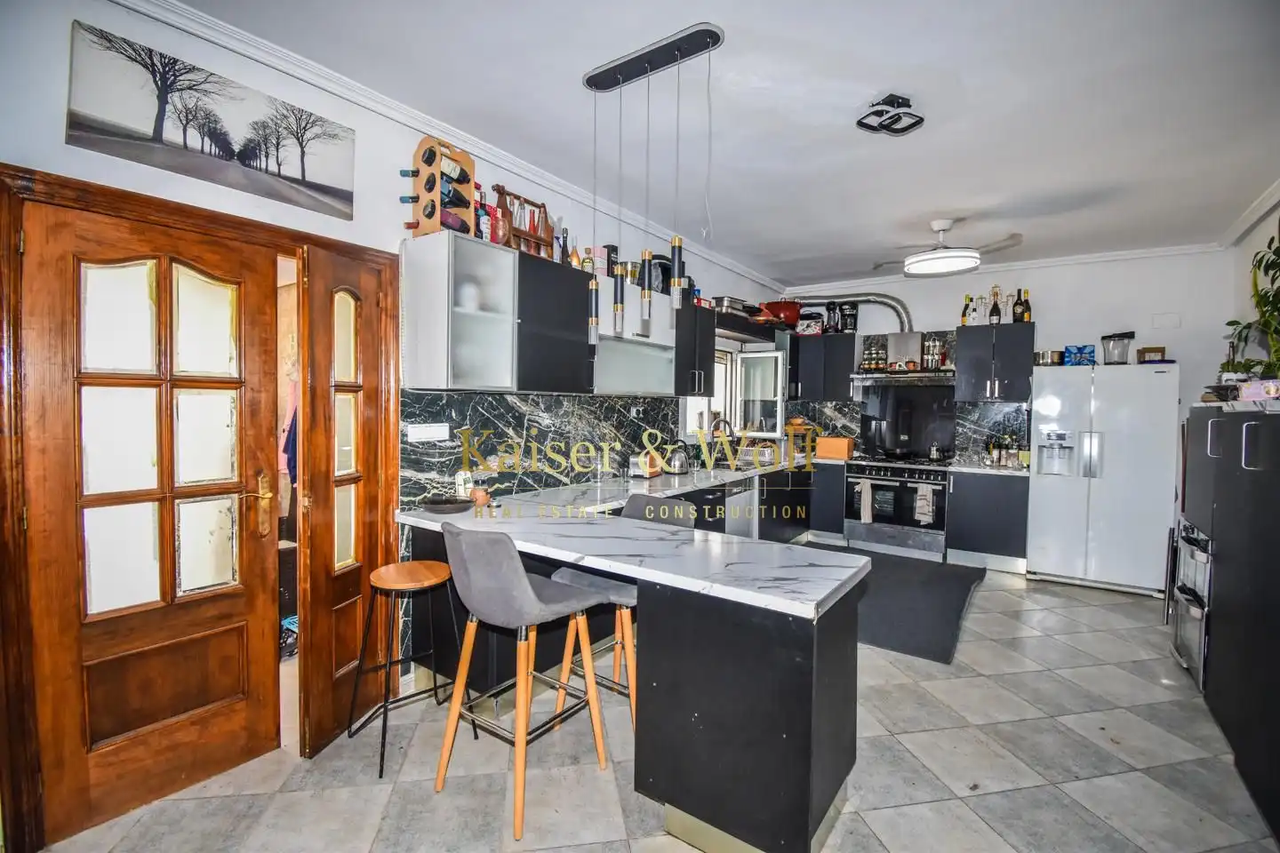 Cocina de Finca rústica en venta en Crevillent con Jardín privado, Terraza y Piscina