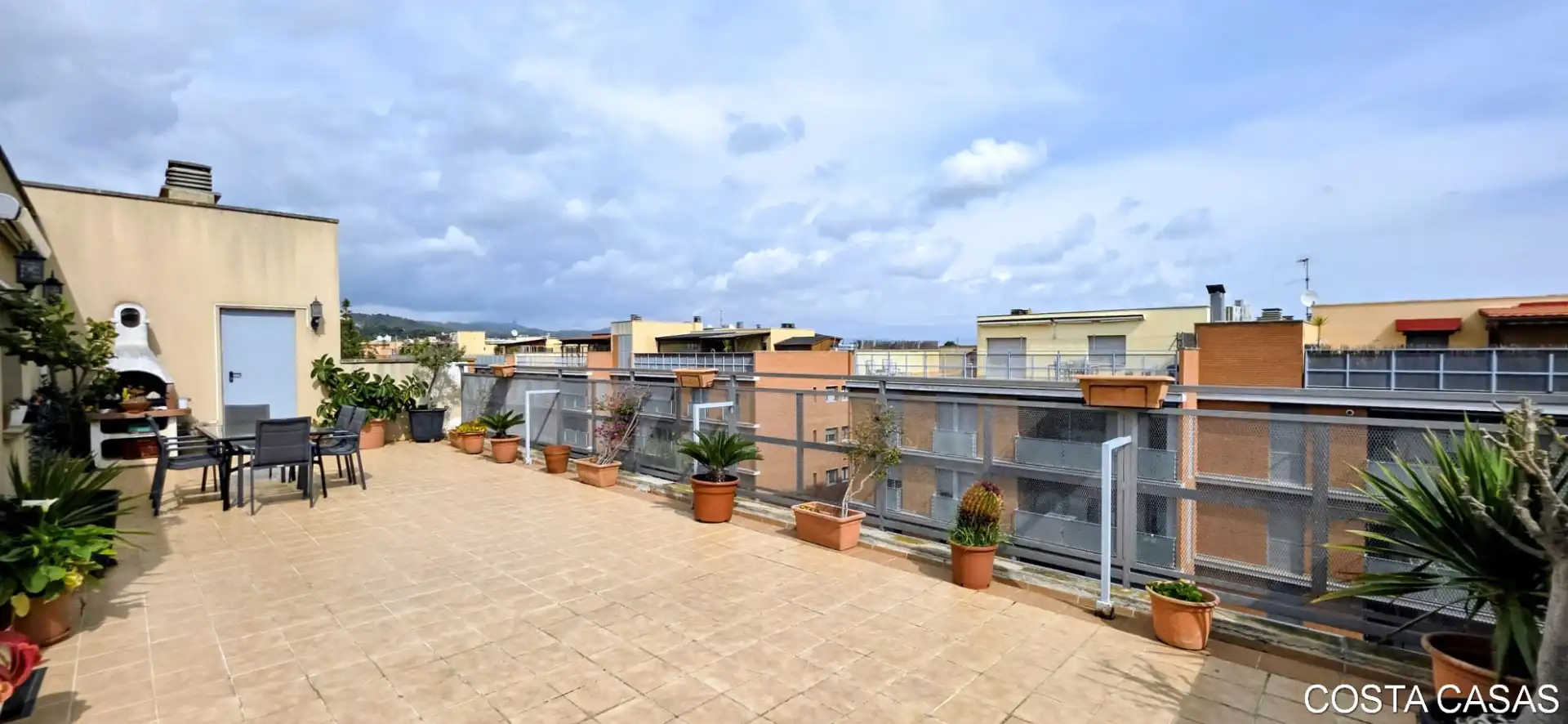 Terrace of Duplexes for sale in Castelldefels  with Air Conditioner, Heating and Parquet flooring