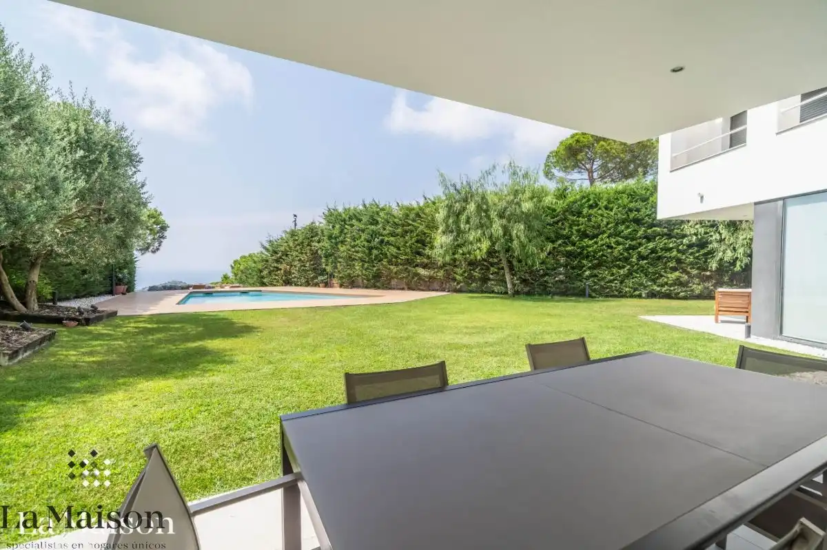 Terraza de Casa o chalet en venta en Sant Andreu de Llavaneres con Aire acondicionado, Calefacción y Jardín privado