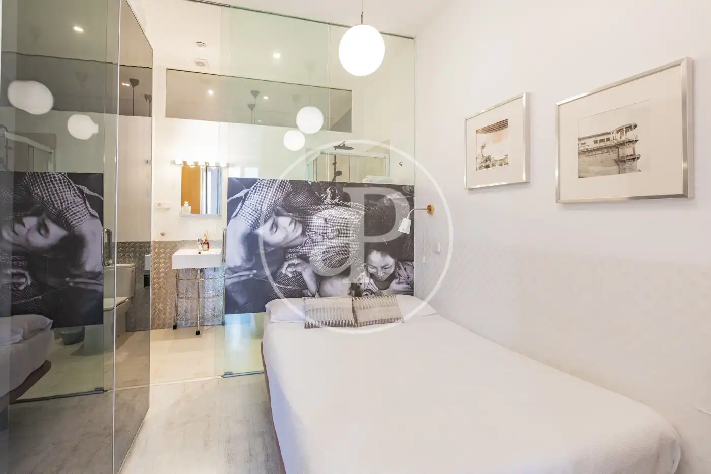 Bedroom of Flat for rent in Madrid  with Air Conditioner, Heating and Furnished