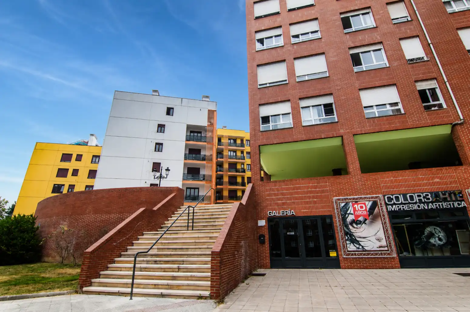 Exterior view of Flat for sale in Oviedo   with Heating, Parquet flooring and Terrace