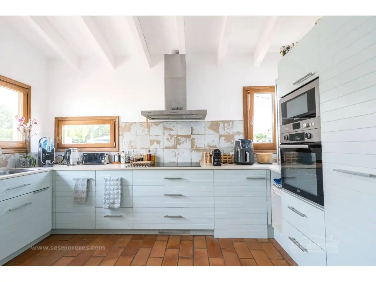 Cocina de Casa o chalet en venta en Es Castell con Calefacción, Jardín privado y Terraza