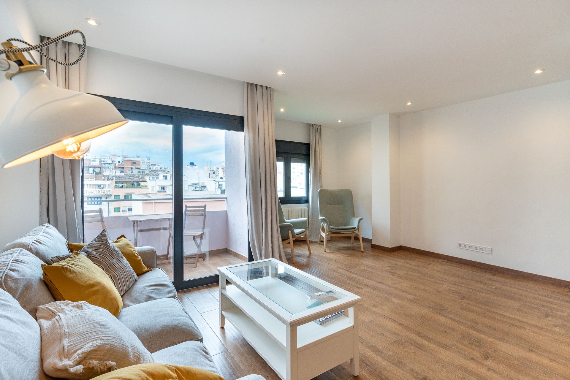 Living room of Attic for sale in  Palma de Mallorca  with Air Conditioner and Heating
