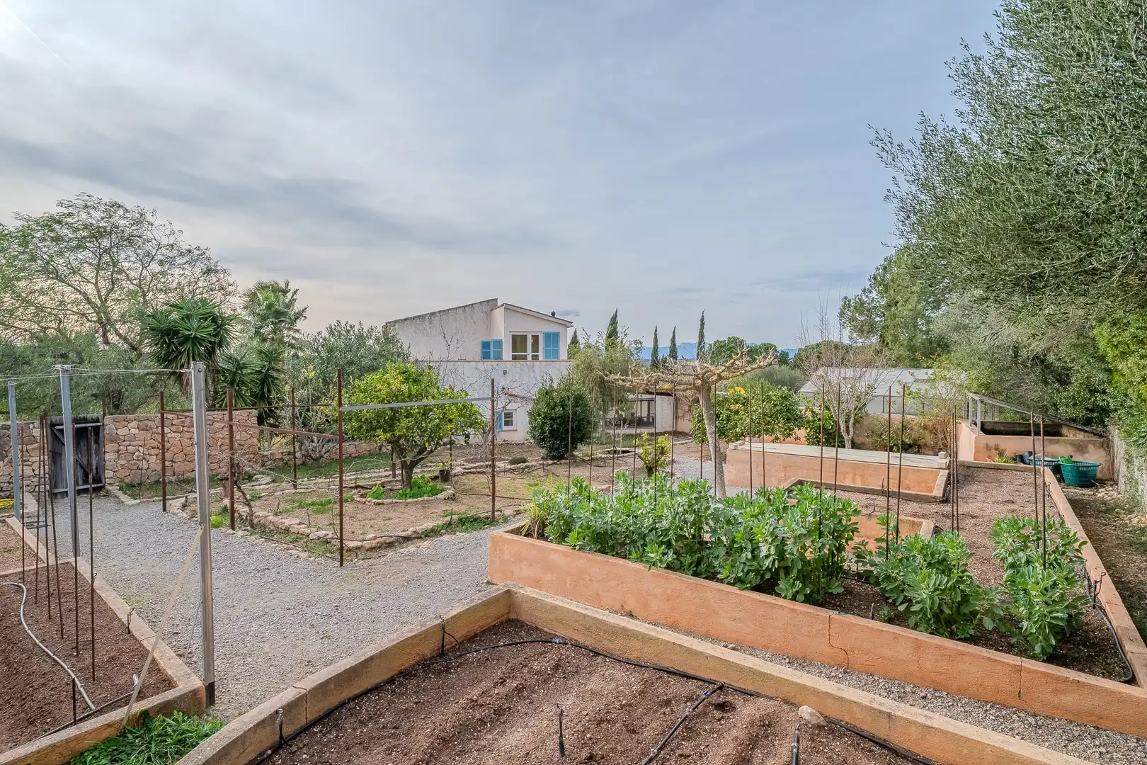 Garden of Country homes for sale in Manacor  with Air Conditioner, Heating and Storage room