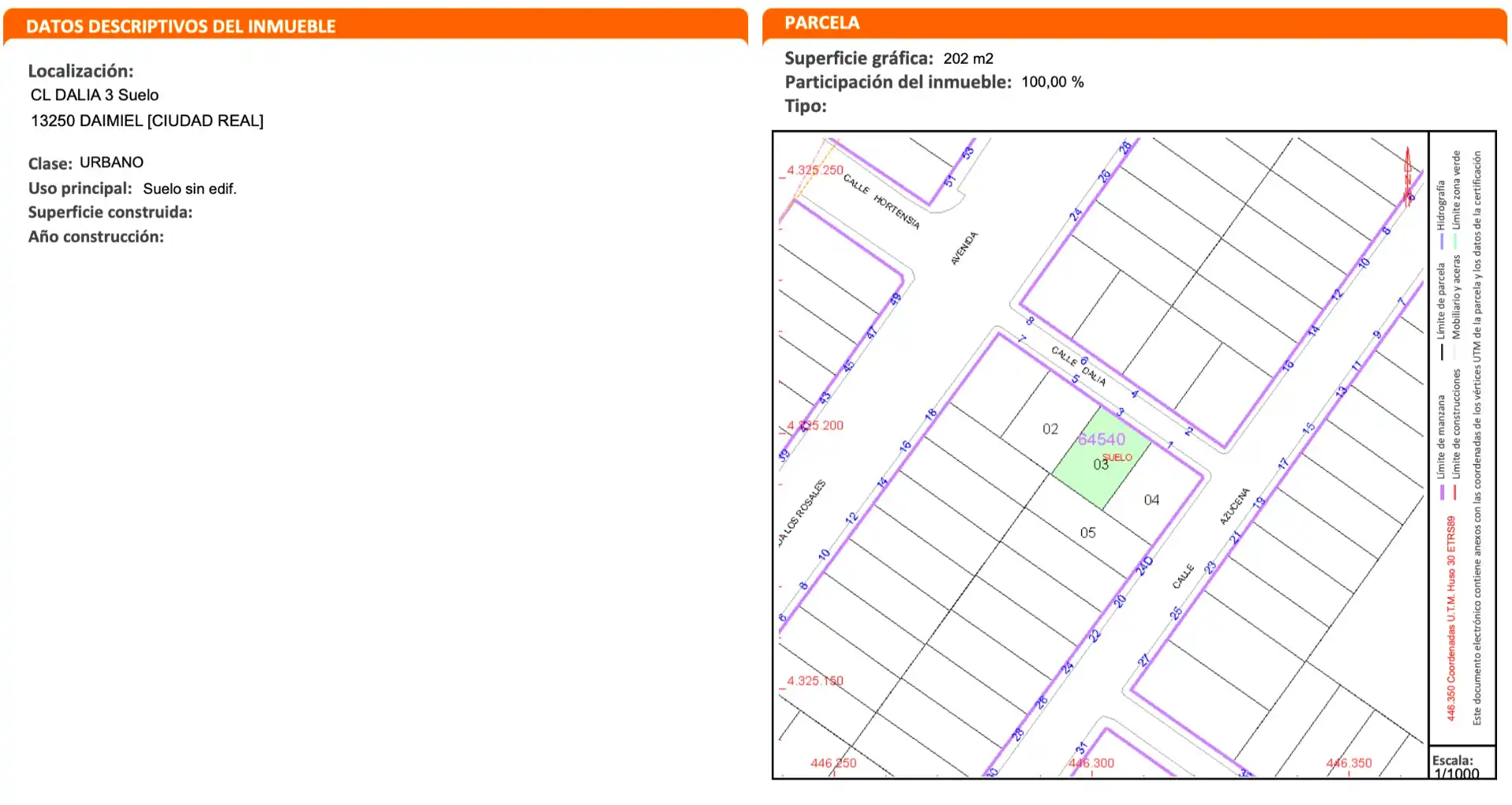Residencial en venta en Daimiel