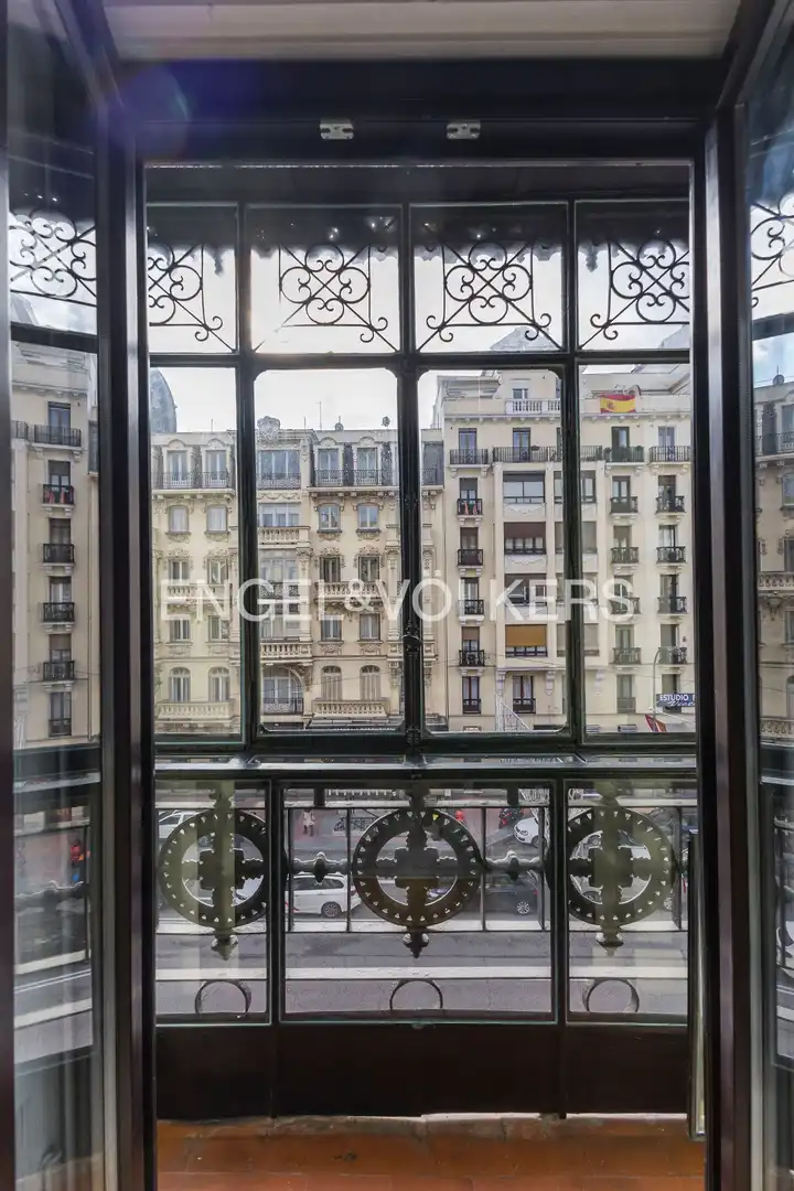 Exterior view of Flat for sale in Madrid  with Air Conditioner, Heating and Parquet flooring