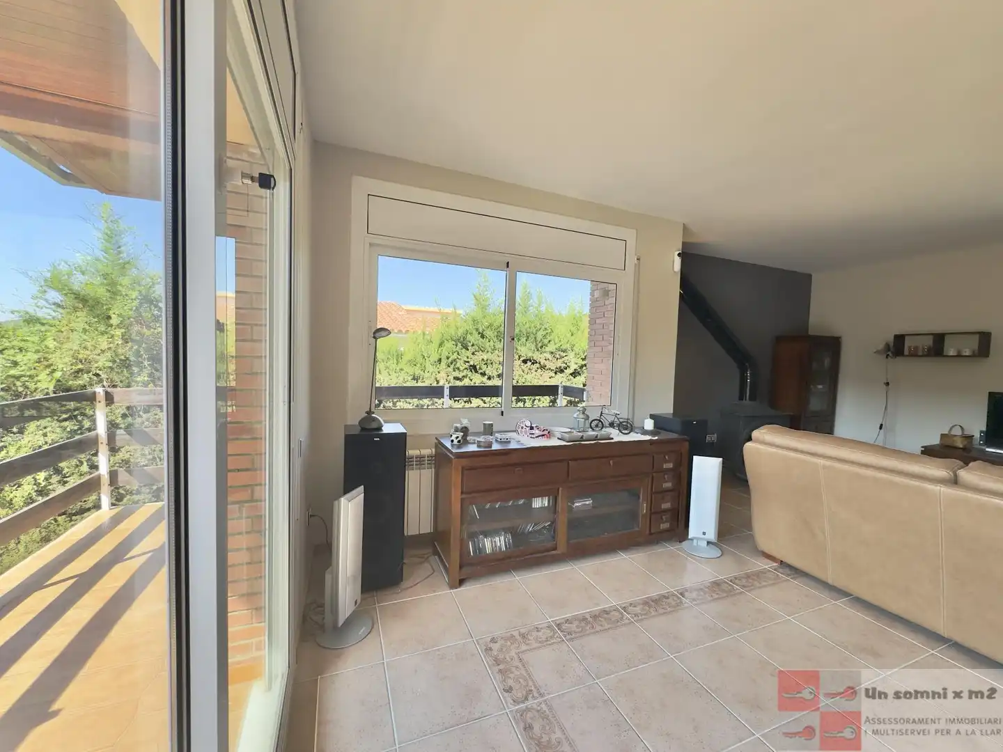 Sala d'estar de Casa o xalet en venda en Piera amb Aire condicionat, Calefacció i Traster