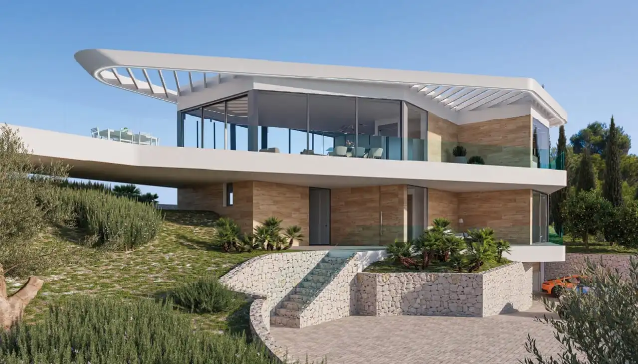 Exterior view of Houses for sale in Jávea / Xàbia