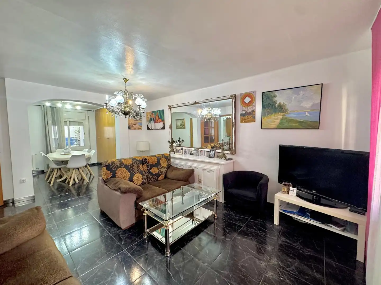 Living room of Flat for sale in Sant Feliu de Guíxols  with Heating and Terrace