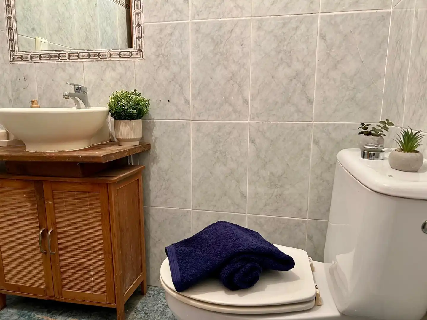 Baño de Casa adosada en venta en Canet d'En Berenguer con Aire acondicionado, Calefacción y Terraza