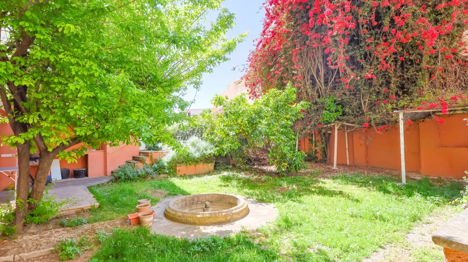 Jardín de Casa o chalet en venta en  Palma de Mallorca con Calefacción, Terraza y Trastero