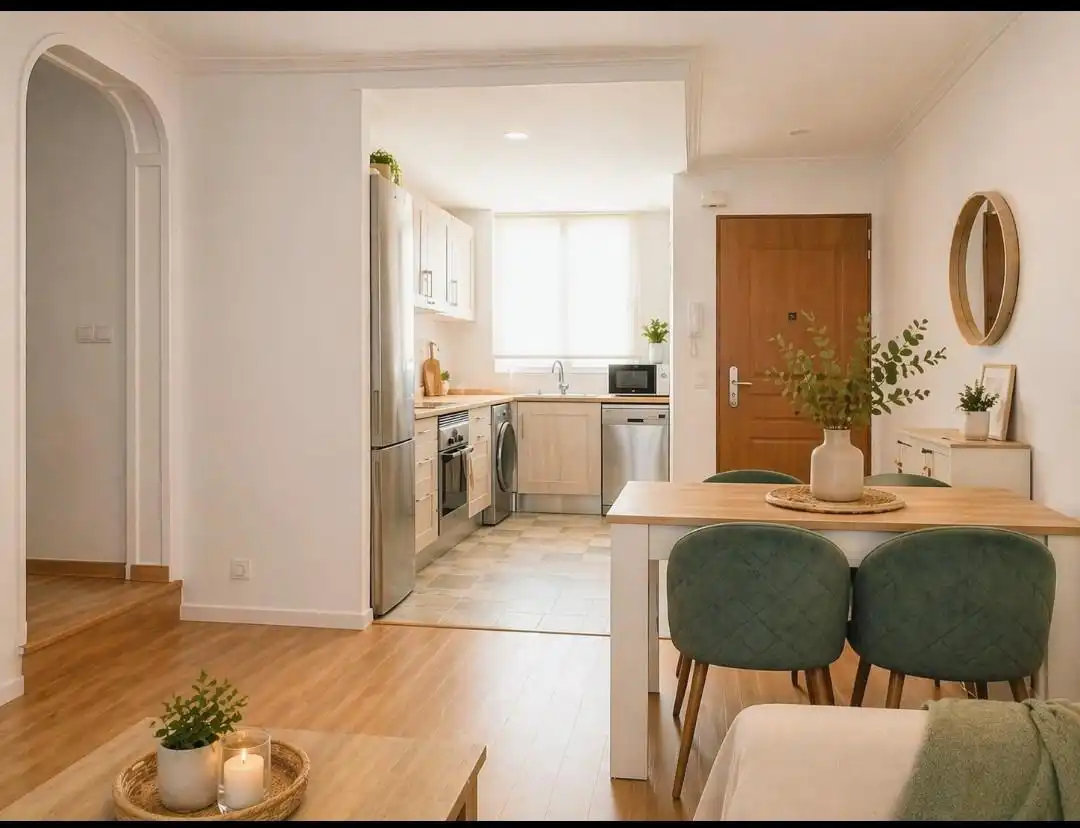 Cocina de Apartamento en venta en Alboraya con Balcón